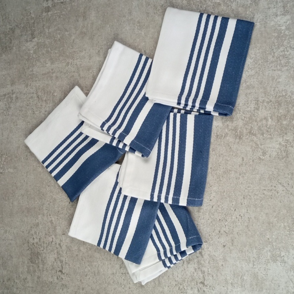 Urban Villa Stripes Fabric Napkin Set